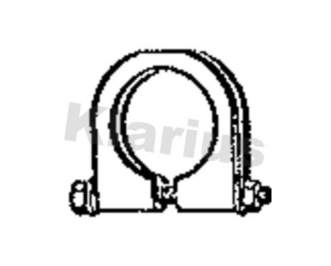 Clamp, exhaust system