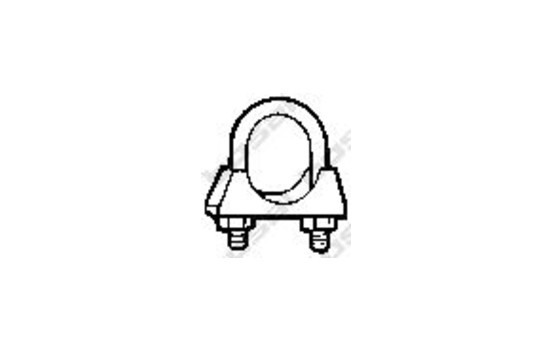 Clamp, exhaust system