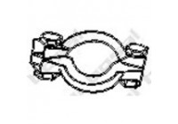 Clamp, exhaust system