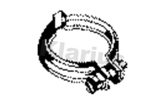 Clamp, exhaust system