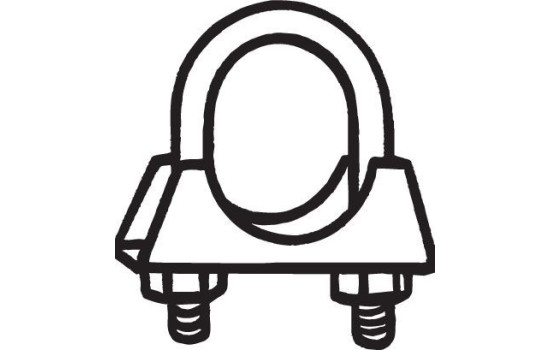 Clamp, exhaust system, Image 3