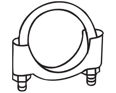 Clamp, exhaust system, Image 2
