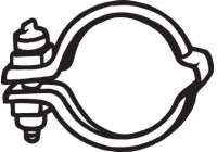 Clamp, exhaust system