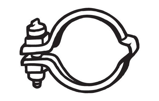 Clamp, exhaust system