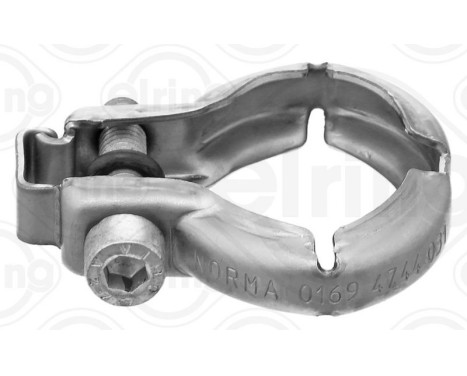 Clamp, exhaust system