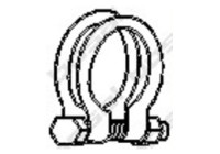 Clamp piece, exhaust system