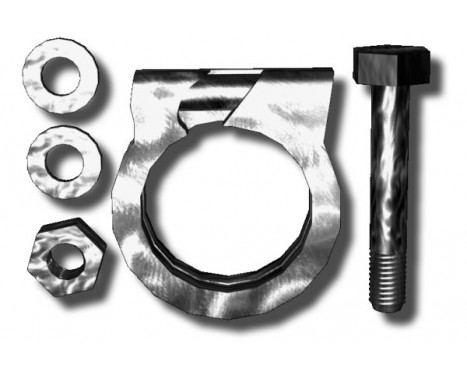 Clamp piece, exhaust system