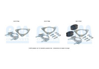 Diesel particulate filter mounting kit