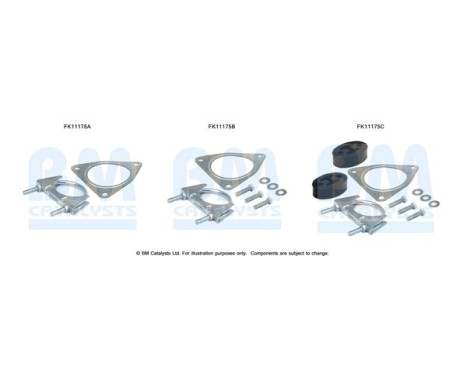 Diesel particulate filter mounting kit
