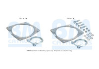 Diesel particulate filter mounting kit