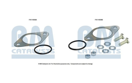 Diesel particulate filter mounting kit