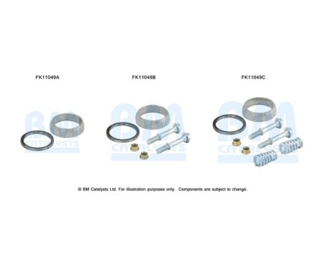 Diesel particulate filter mounting kit