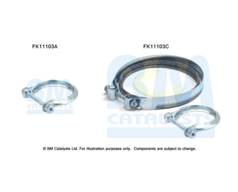 Diesel particulate filter mounting kit