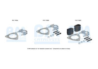 Diesel particulate filter mounting kit