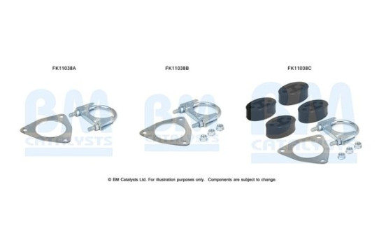 Diesel particulate filter mounting kit