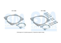 Diesel particulate filter mounting kit