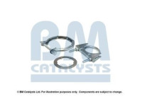 Diesel particulate filter mounting kit