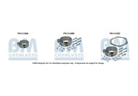 Diesel particulate filter mounting kit
