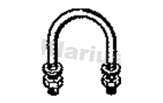 Exhaust clamp MERCEDES