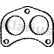 Exhaust gasket