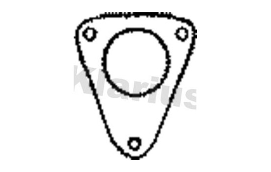 Gasket, exhaust pipe, Image 2