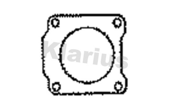 Gasket, exhaust pipe, Image 2