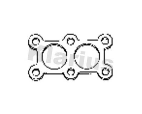 Gasket, exhaust pipe