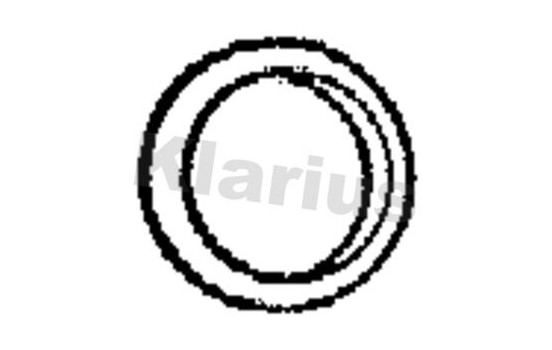 Gasket, exhaust pipe, Image 2