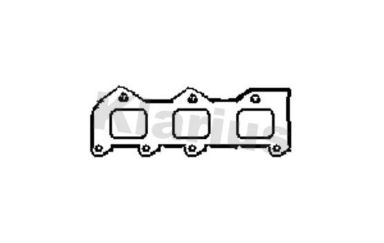 Gasket, exhaust pipe, Image 2