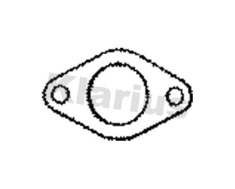 Gasket, exhaust pipe, Image 2
