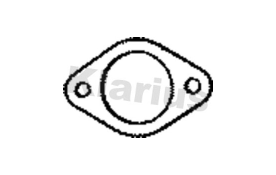 Gasket, exhaust pipe, Image 2