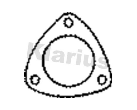 Gasket, exhaust pipe, Image 2