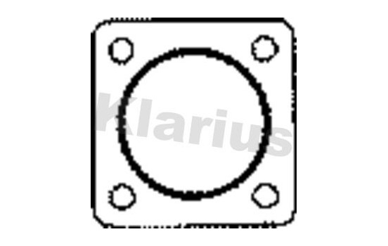 Gasket, exhaust pipe, Image 2