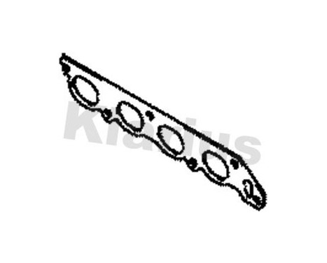 Gasket, exhaust pipe, Image 2