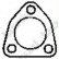 Gasket, exhaust pipe, Thumbnail 2