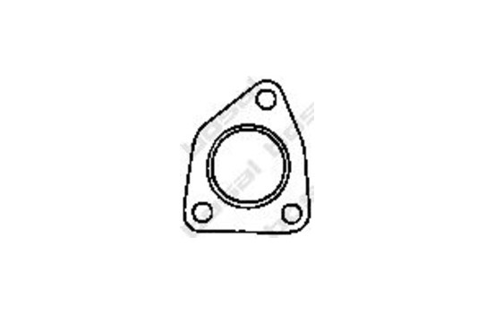 Gasket, exhaust pipe, Image 2