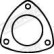 Gasket, exhaust pipe, Thumbnail 2