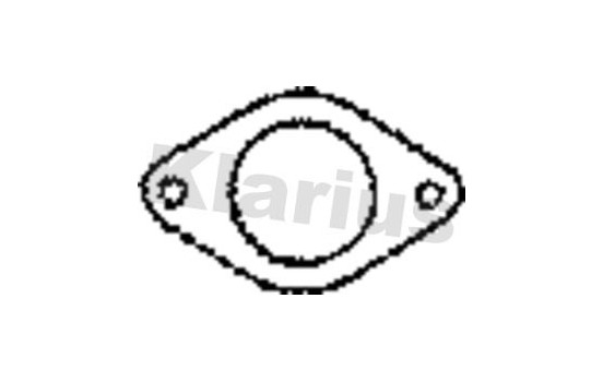 Gasket, exhaust pipe, Image 2