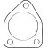Gasket, exhaust pipe, Thumbnail 2