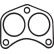 Gasket, exhaust pipe, Thumbnail 2