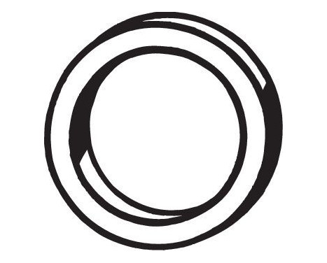 Gasket, exhaust pipe, Image 2