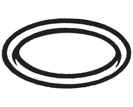 Gasket, exhaust pipe, Image 3