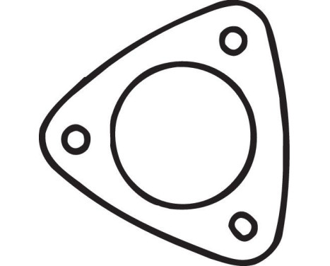 Gasket, exhaust pipe, Image 2