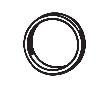 Gasket, exhaust pipe, Image 2