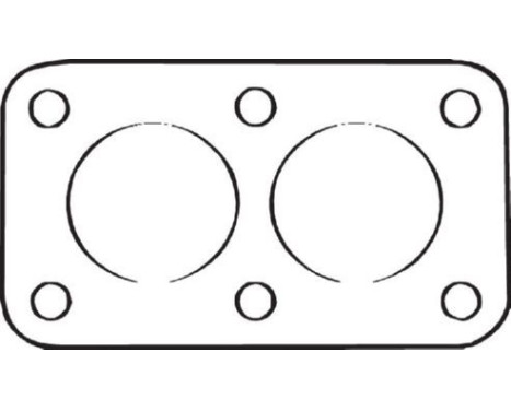 Gasket, exhaust pipe, Image 2