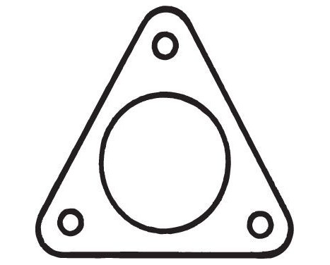 Gasket, exhaust pipe, Image 2