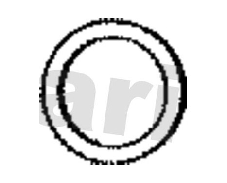 Gasket, exhaust pipe, Image 2