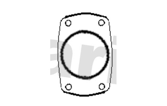 Gasket, exhaust pipe, Image 2