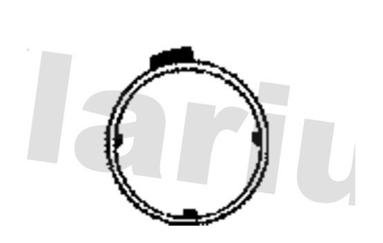 Gasket, exhaust pipe, Image 2