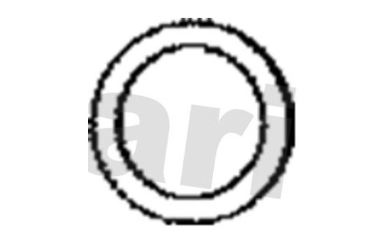 Gasket, exhaust pipe, Image 2